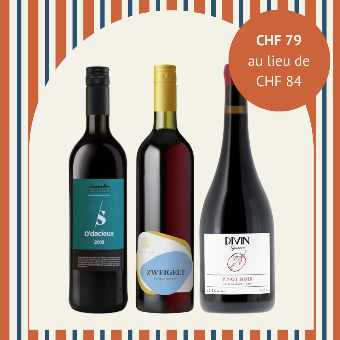 Lot Vin Rouge Désalcoolisé