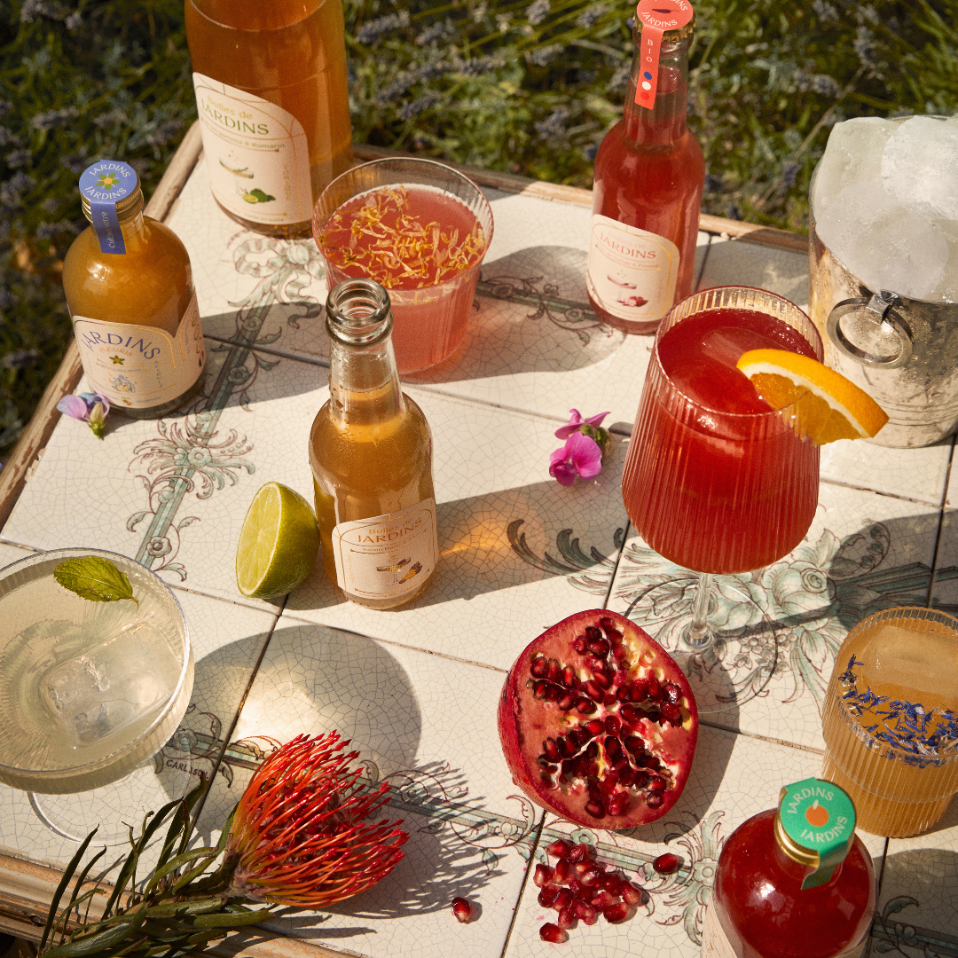 Jardins - Bulles Raisin Blanc, Figue & Noix (carton de 12 bouteilles - 25cl)