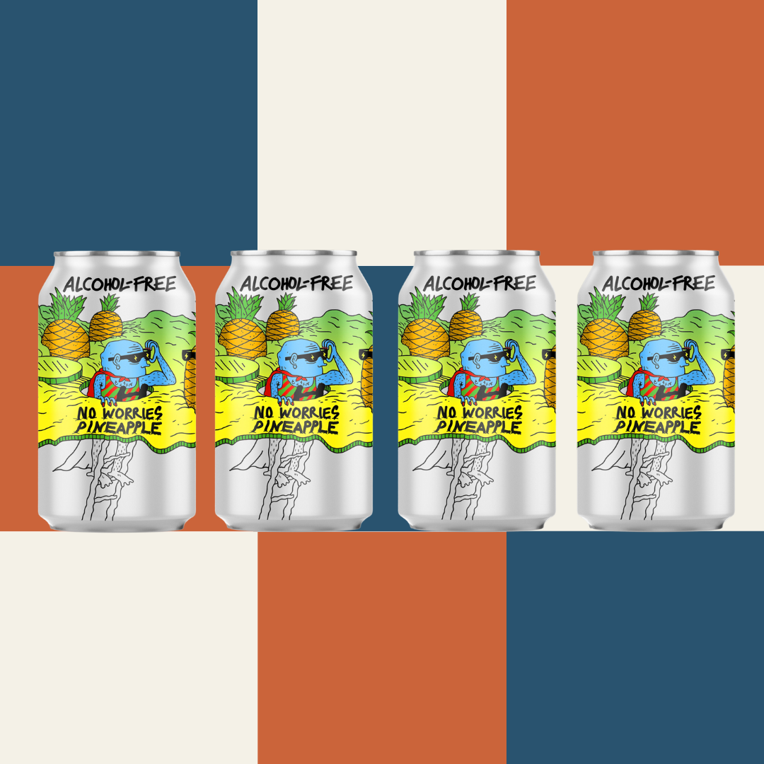 Lervig No Worries - Ananas (4 X 33cl)