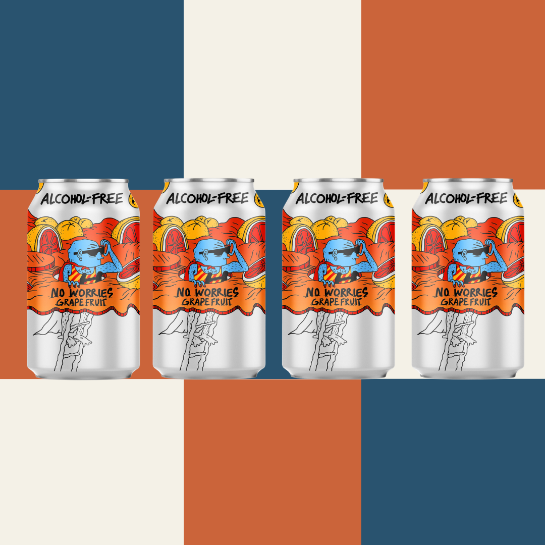Lervig No Worries - Pamplemousse (4 X 33cl)