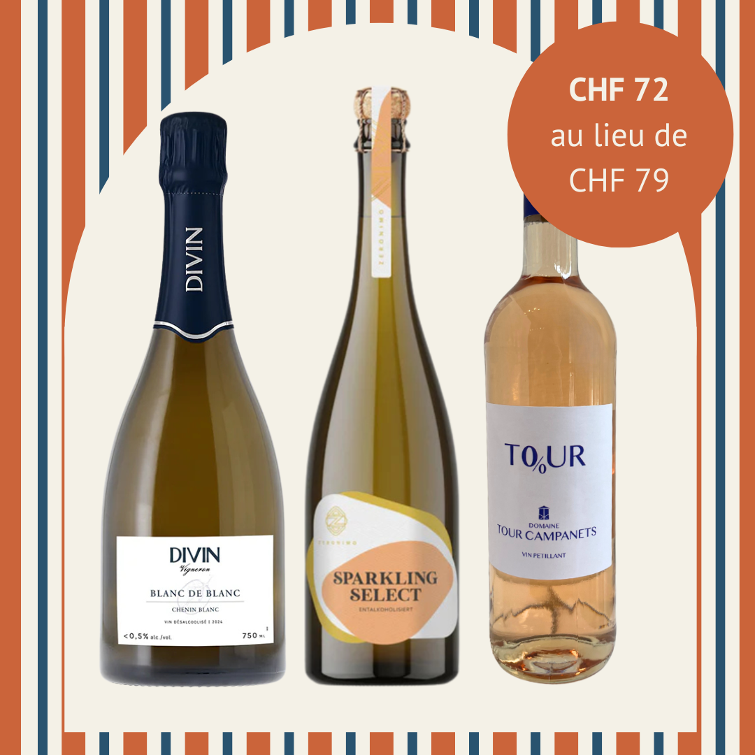 Lot Vins Désalcoolisés Pétillants