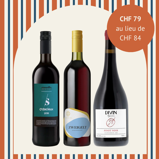 Lot Vin Rouge Désalcoolisé