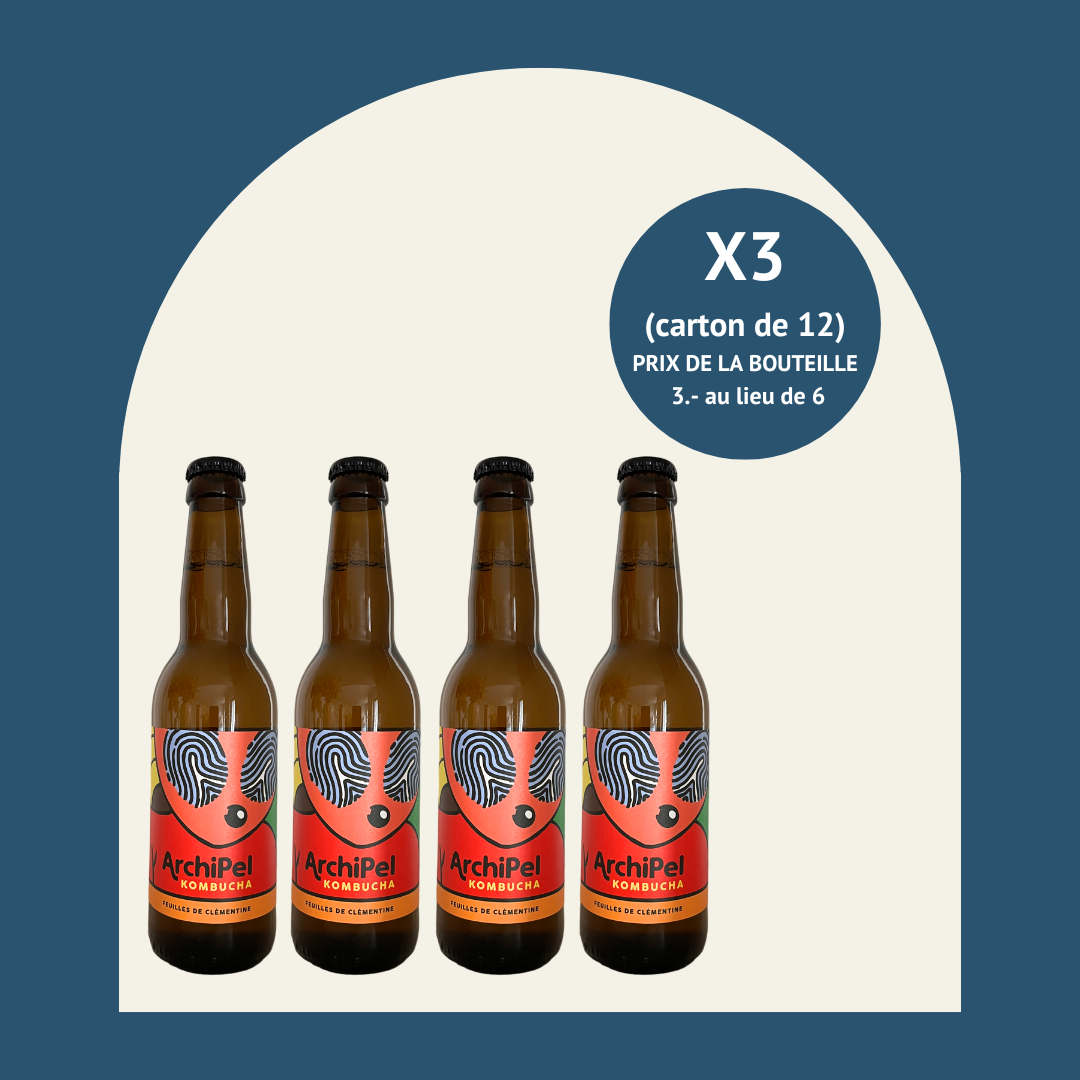 Archipel - Feuilles de clémentine (carton de 12 bouteilles - 33cl)