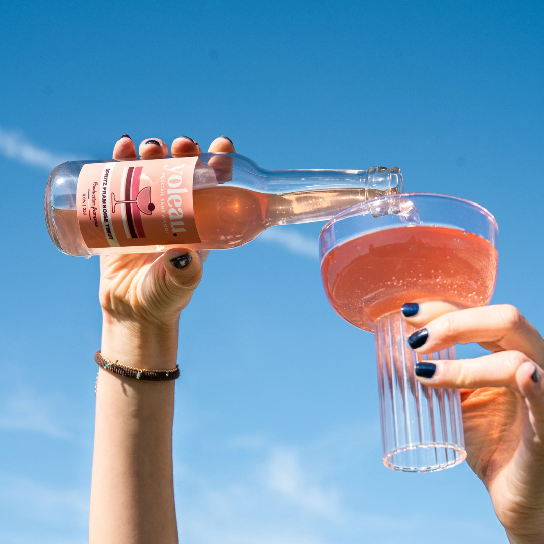 Yoleau -Spritz Framboise & Poivre de Timut (carton de 12 bouteilles - 25cl)