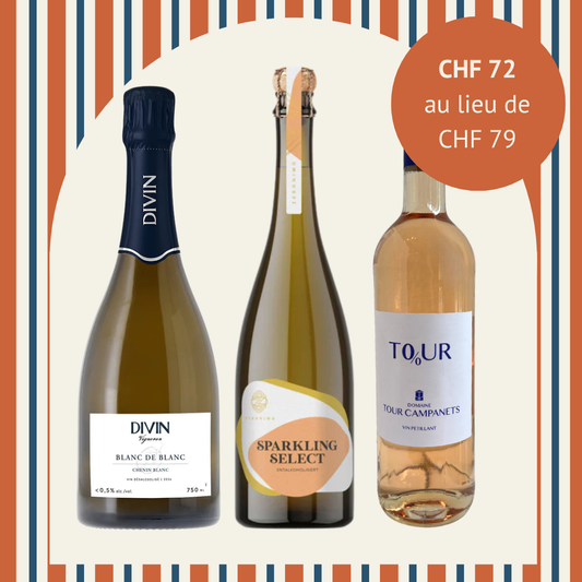 Lot Vins Désalcoolisés Pétillants