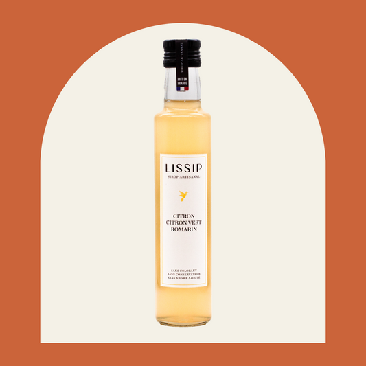 Lissip - le sirop contemporain artisanal au Citron | Citron vert | Romarin